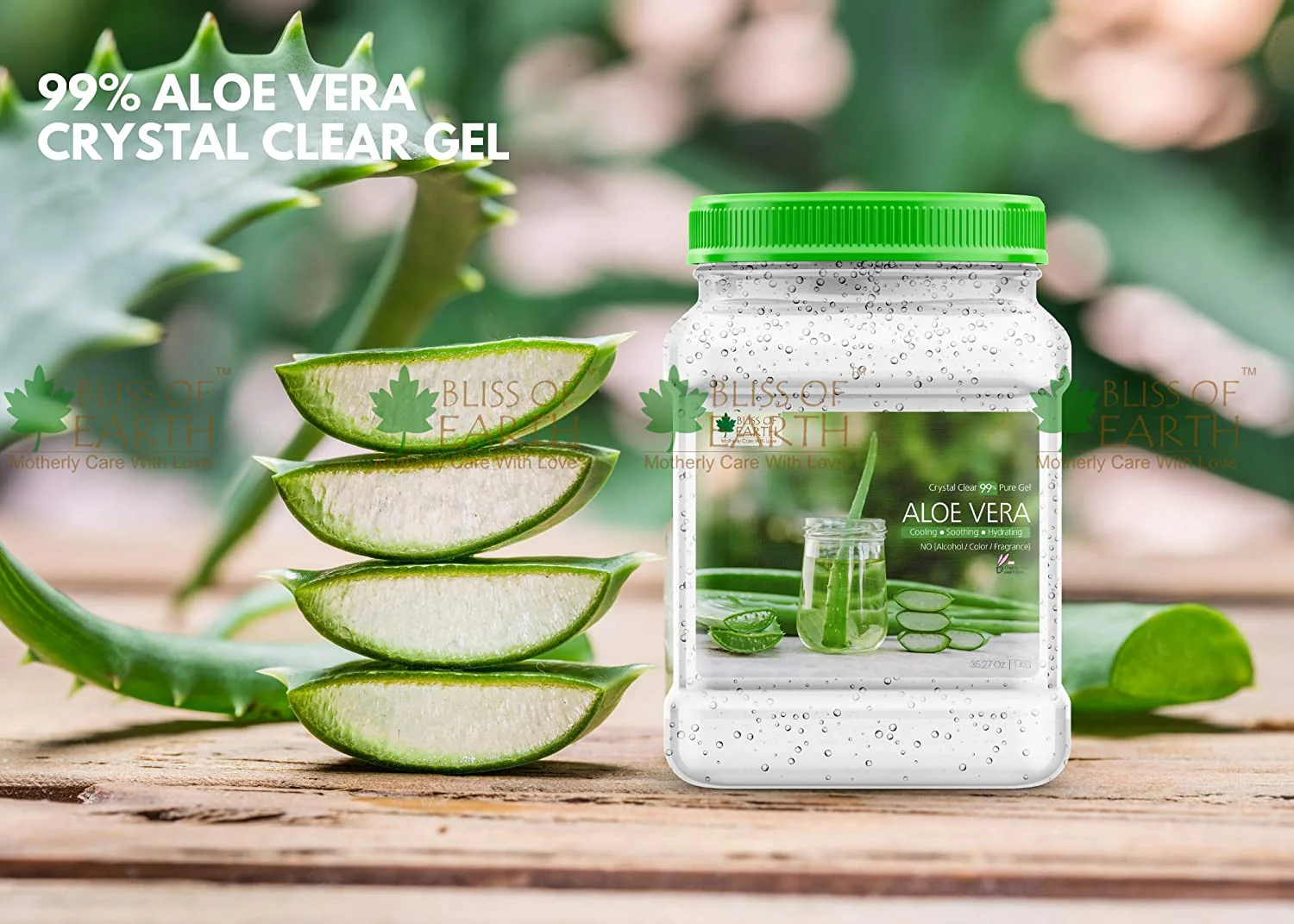 Crystal Clear Aloe Vera 1kg Pack - Image 4