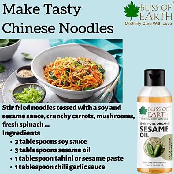 Certified Organic Sesame Oil 2X100 ml - Image 5