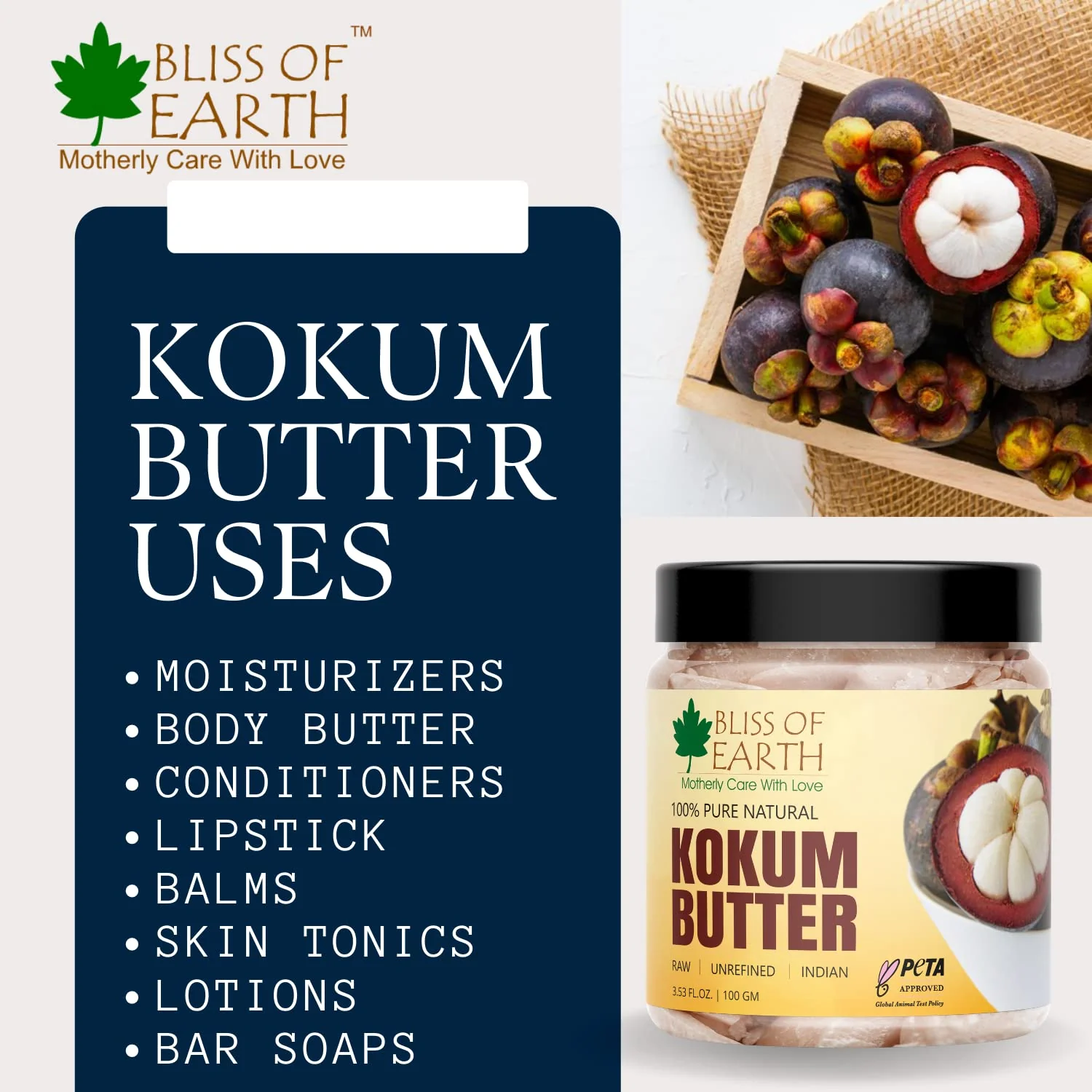 Natural Kokum Butter Raw (100GM) - Image 4