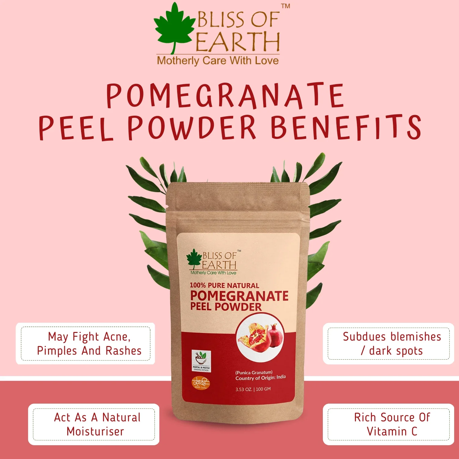 Organic Pomegranate Peel Powder - Image 3
