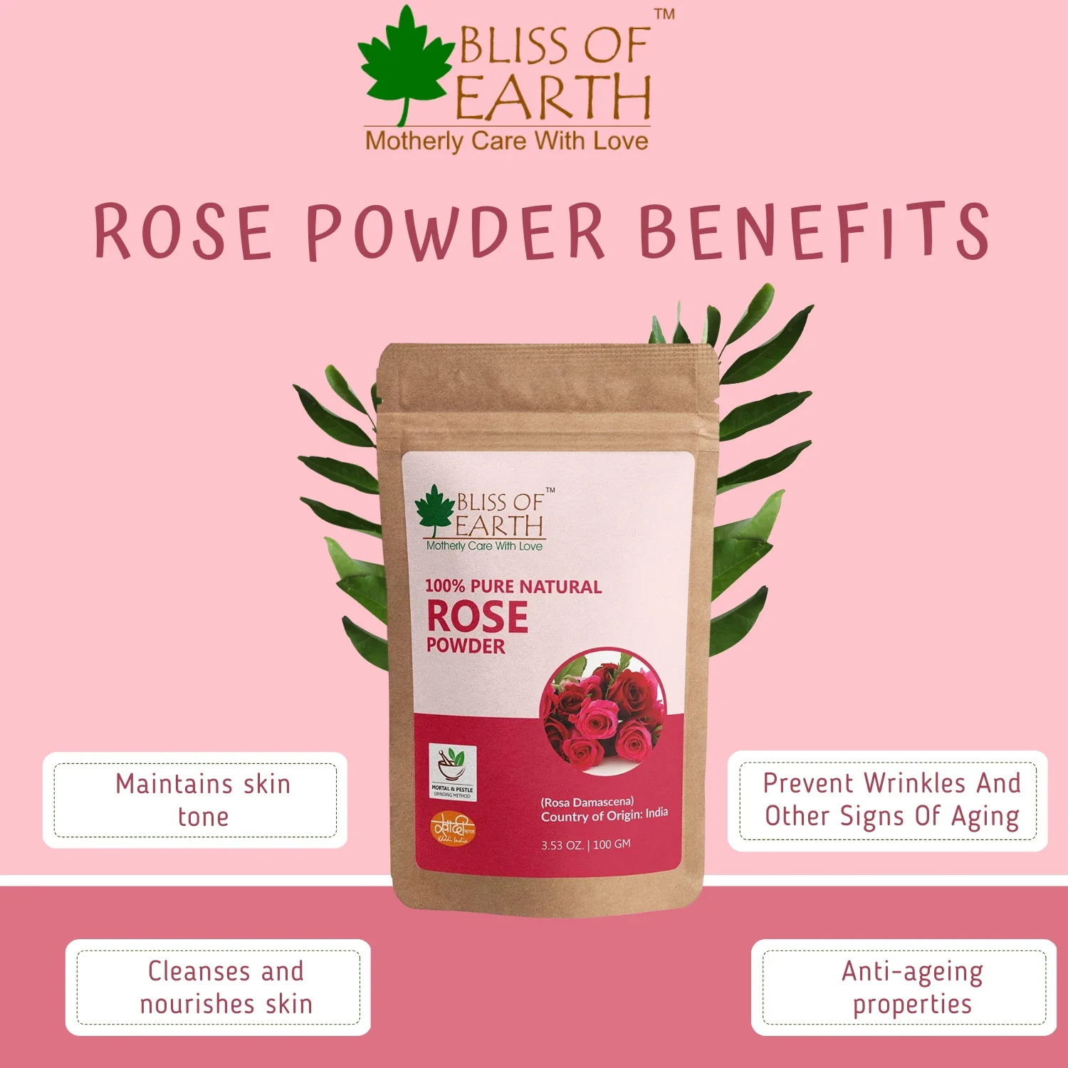 Organic Rose Petel Powder - Image 3