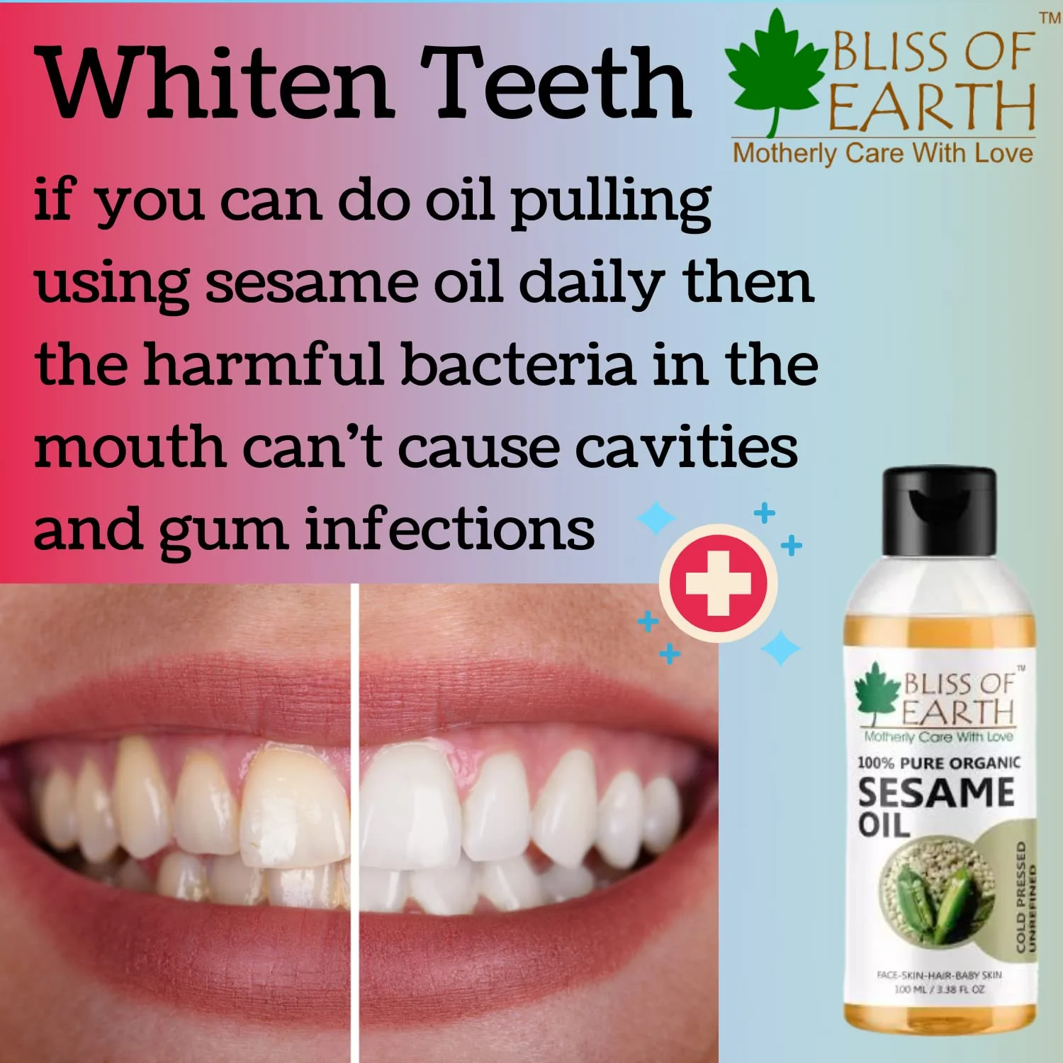 Certified Organic Sesame Oil 100 ml - Image 3