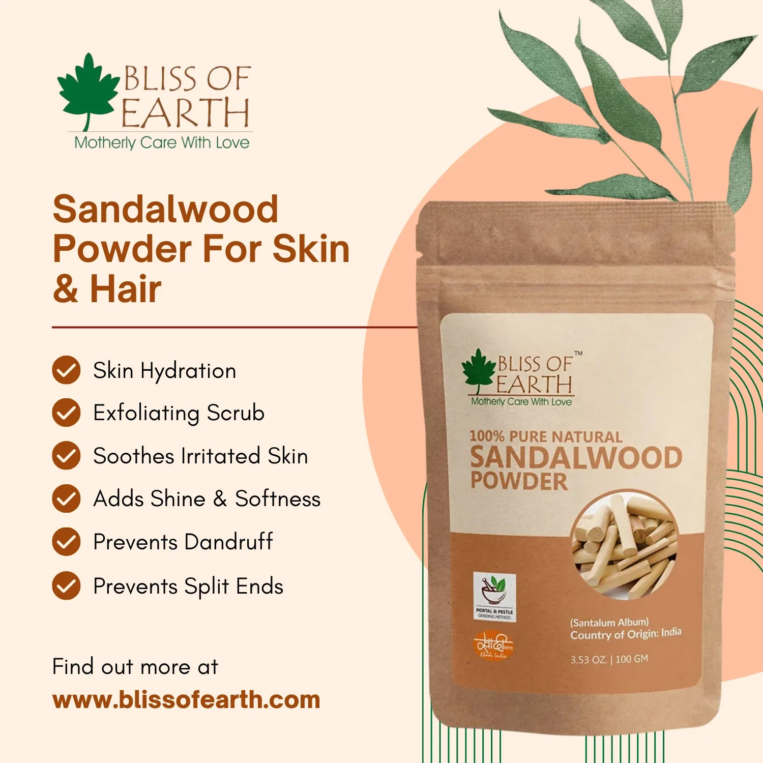 Pure Sandal Wood Powder - Image 3