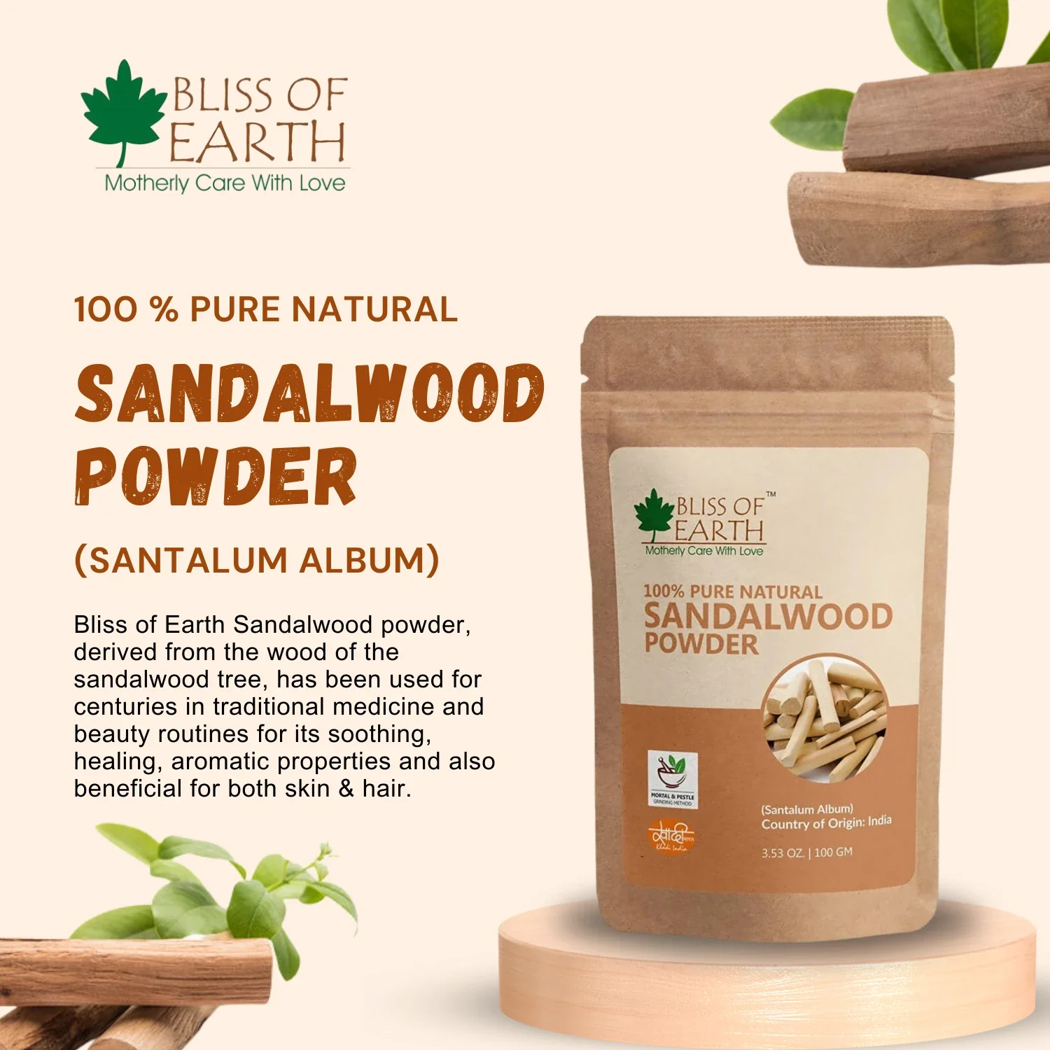 Pure Sandal Wood Powder - Image 5