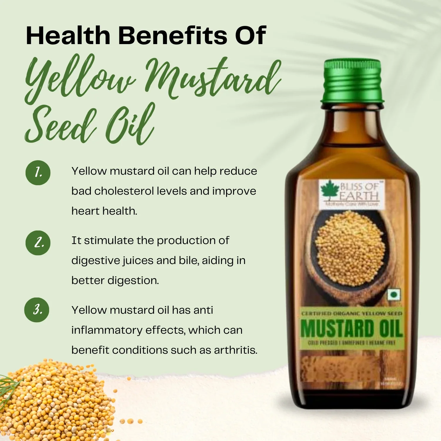 Yellow Mustad Seed Oil - Image 5
