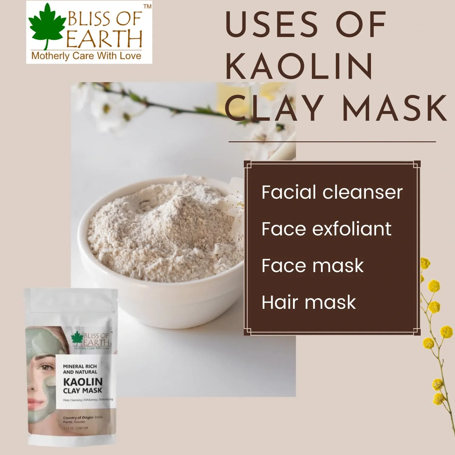White Kaolin Clay Mask - Image 4