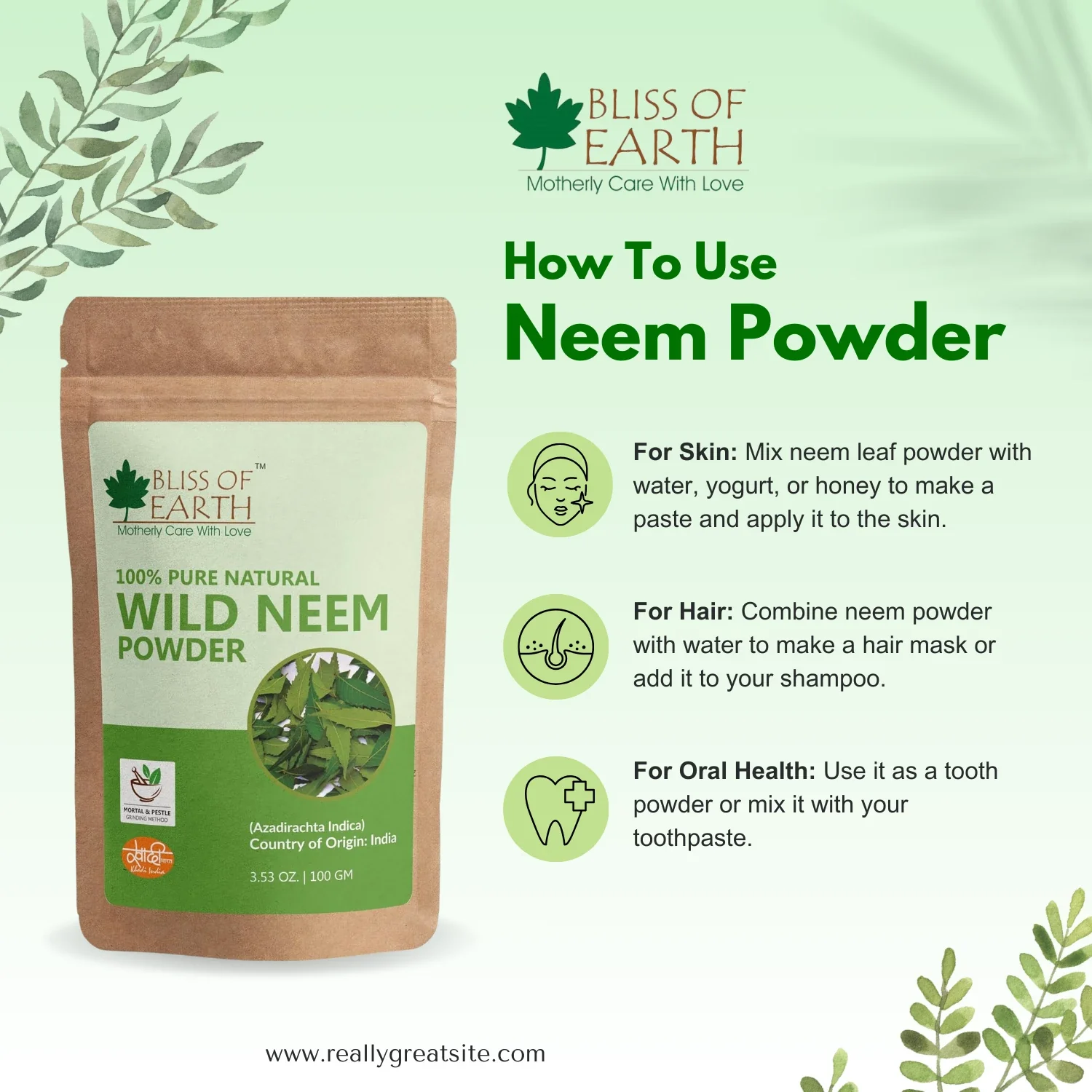 Wild Neem Leaf Powder - Image 3
